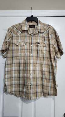 Howler Brothers H Bar B Snapshirt Plaid Short Sleeve Western Shirt